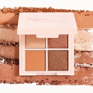 NIB BASIC BEAUTY Hot Cocoa Bomb Eyeshadow Quad